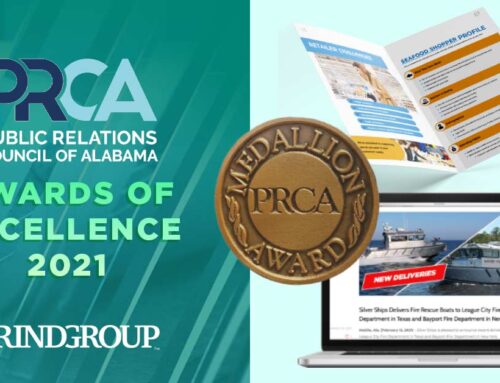 TRINDGROUP Receives Public Relations Council of Alabama Awards For Four Consecutive Years; Achieves Telly Award for Motion Graphic